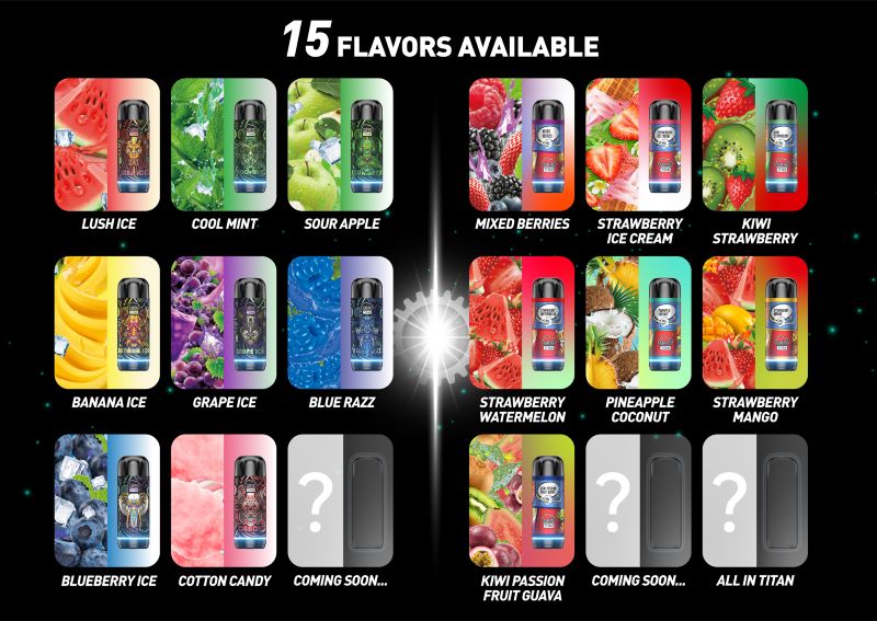 Airis Titan Flavors