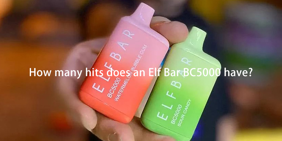 How many hits does a elf bar have BC5000