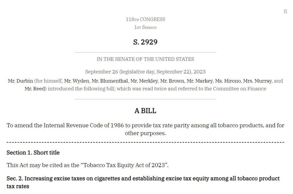 E-Cigarette Tax